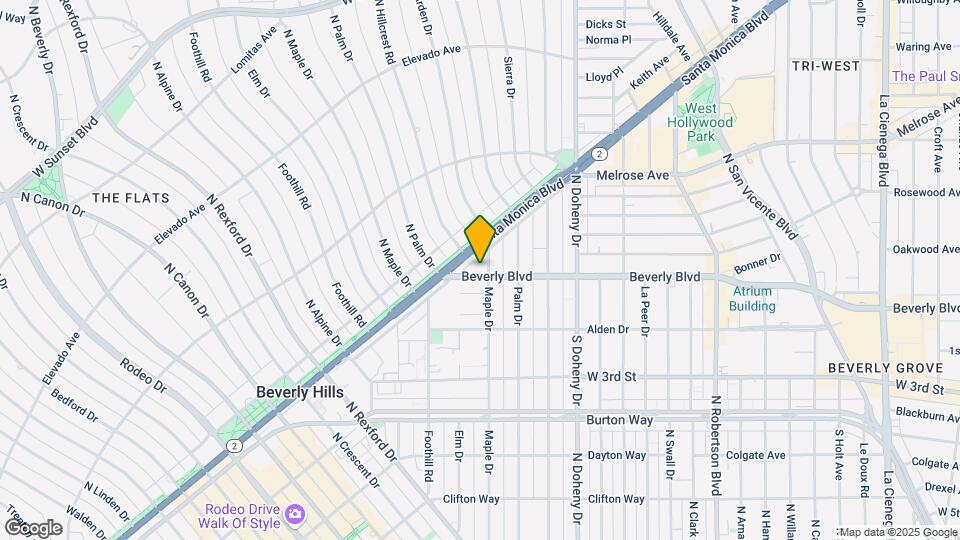 425 N Maple Dr Map and Location Details