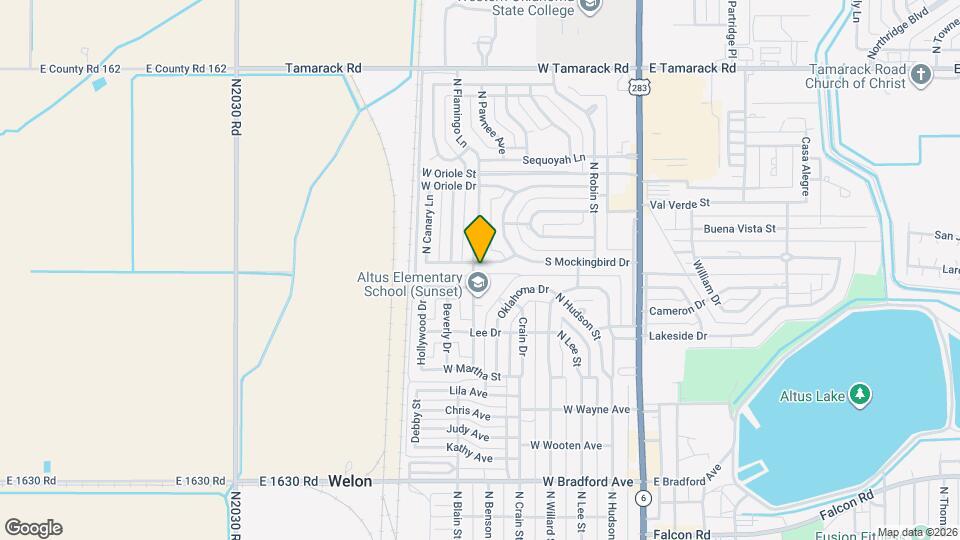 1820 N Flamingo Ln Map and Location Details