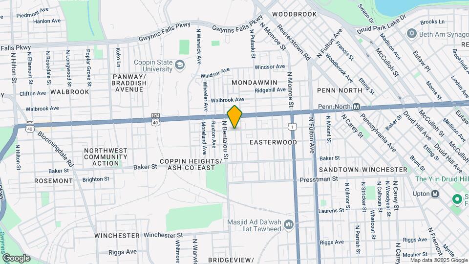 2201 Westwood Ave Map and Location Details