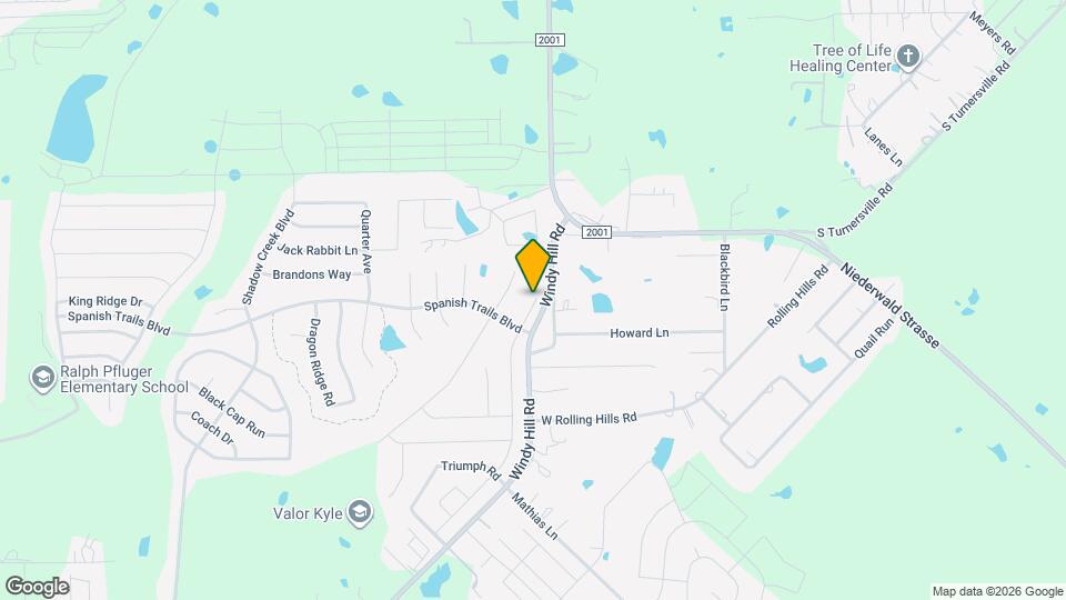 717 Twisted Oaks Ln Mapa y Detalles de la Ubicación