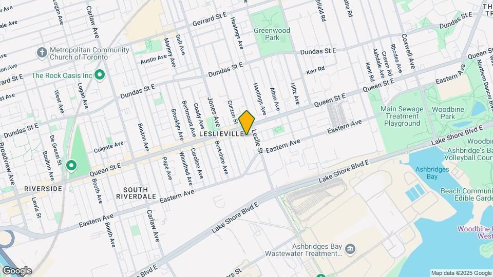 1209 Queen St E Map and Location Details