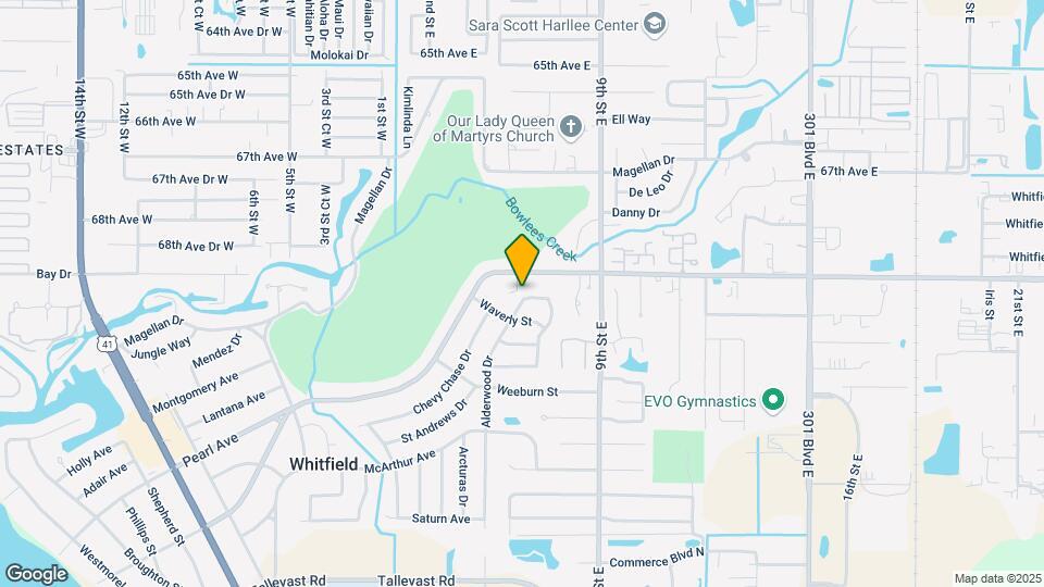 6916 Alderwood Dr Map and Location Details