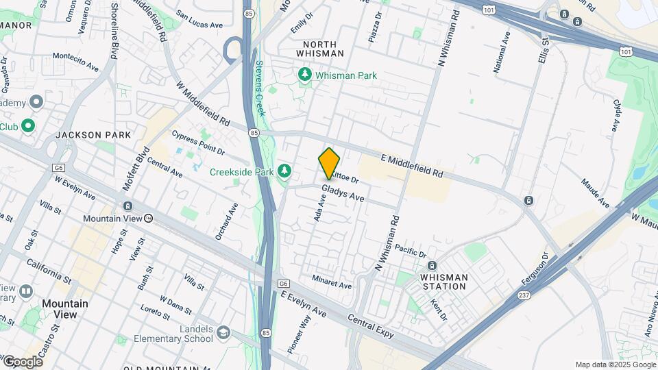 110 Gladys Ave, Unit #A Map and Location Details