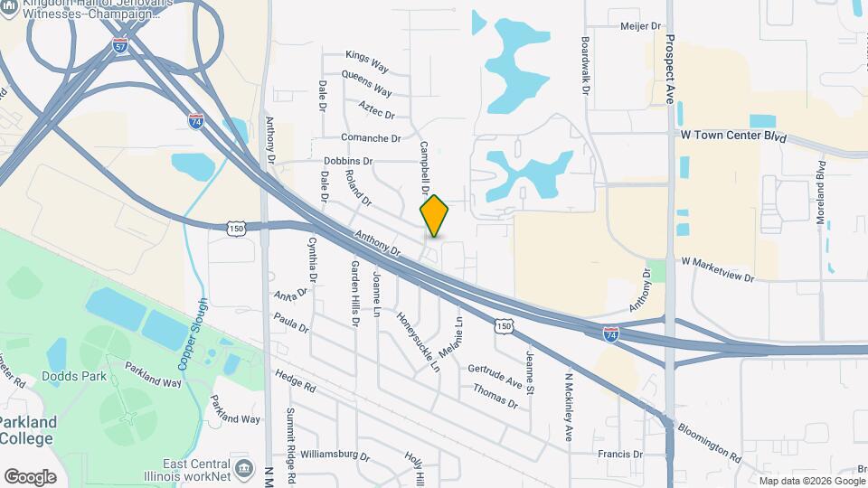 2106 Campbell Dr Map and Location Details