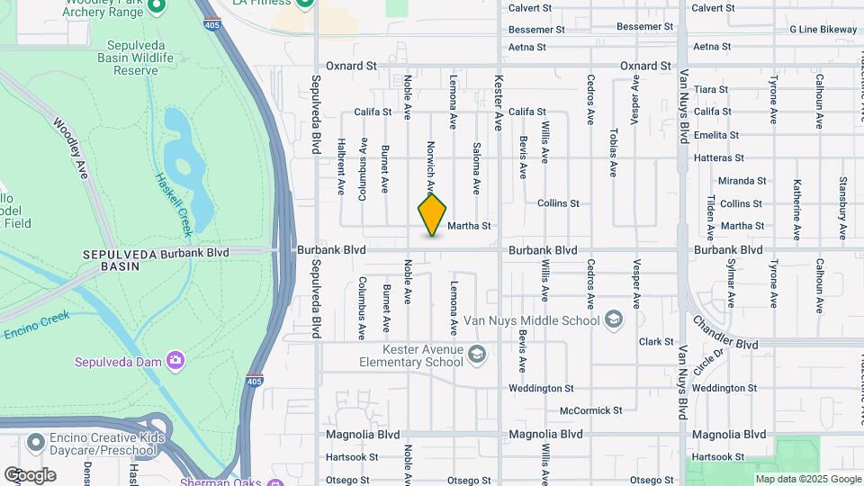 Burbank Apartments Mapa y Detalles de la Ubicación