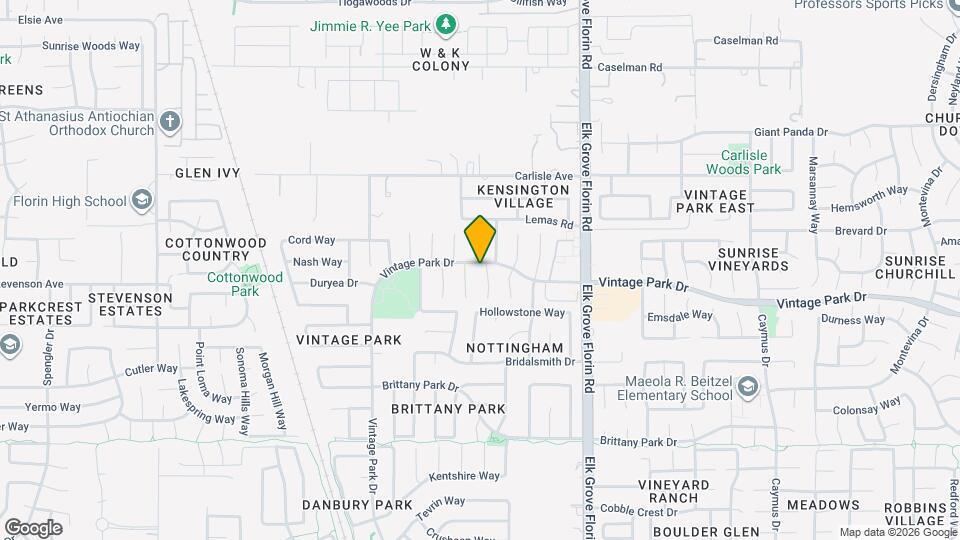 8034 Kelty Ct Map and Location Details