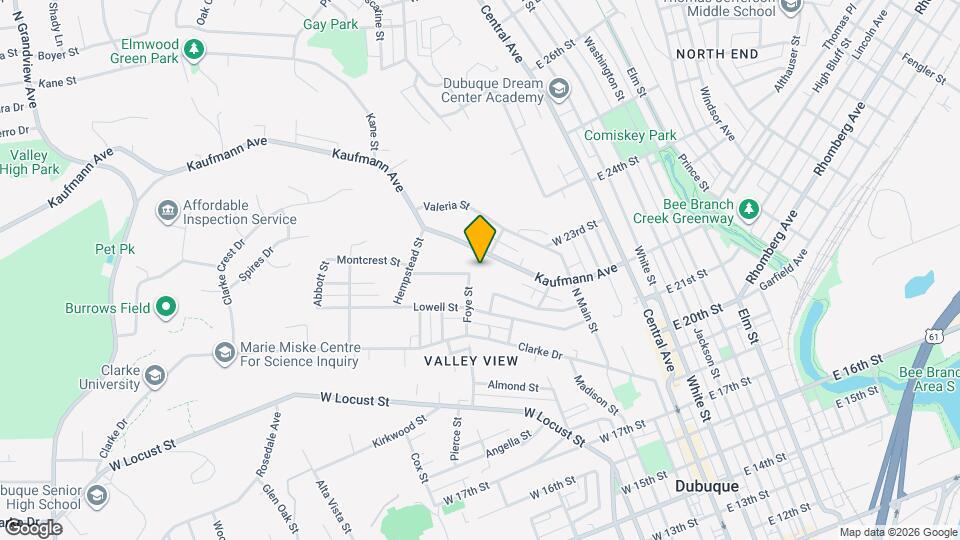 400 Kaufmann Ave Map and Location Details