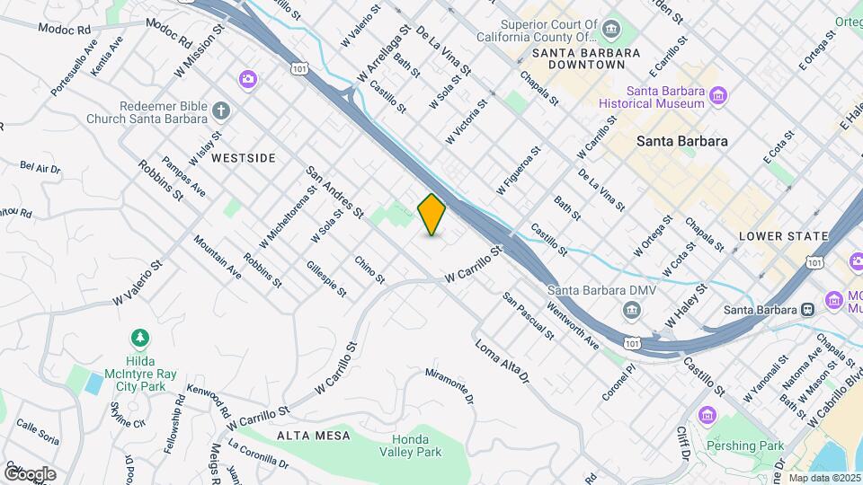 1119 San Pascual St Map and Location Details