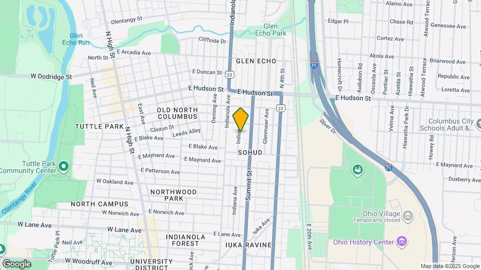 2398 Indiana Ave Map and Location Details