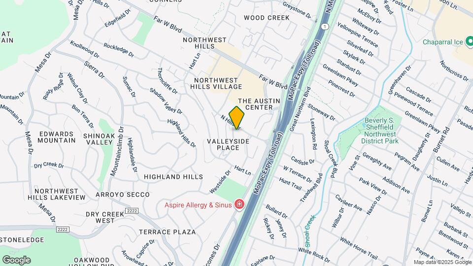 6635 Valleyside Rd Map and Location Details