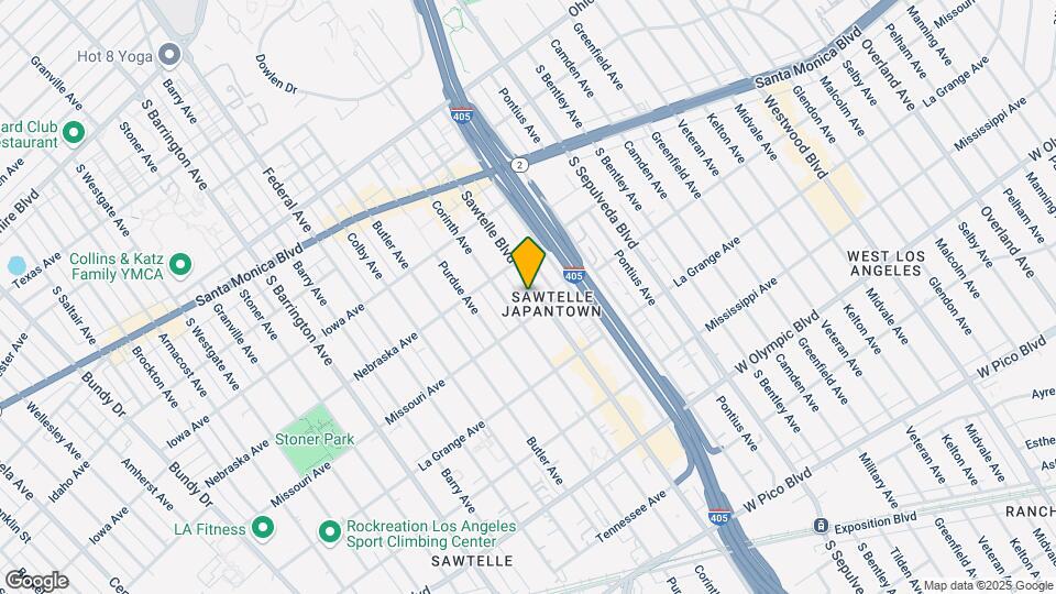 1837 Sawtelle Blvd Map and Location Details