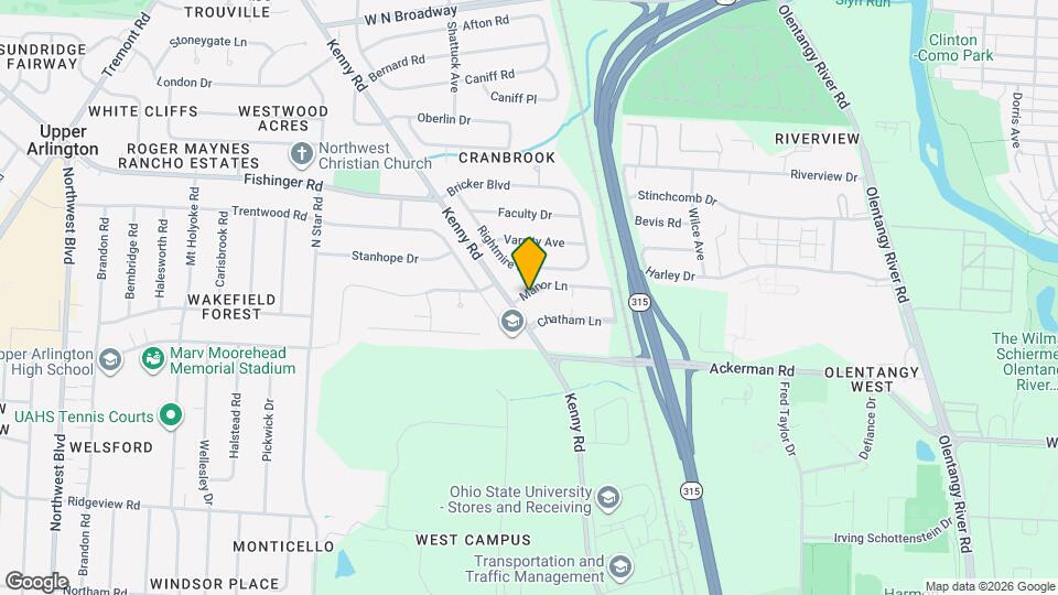 991 Manor Ln Mapa y Detalles de la Ubicación