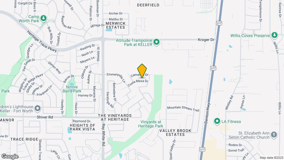 5521 Costa Mesa Dr Map and Location Details