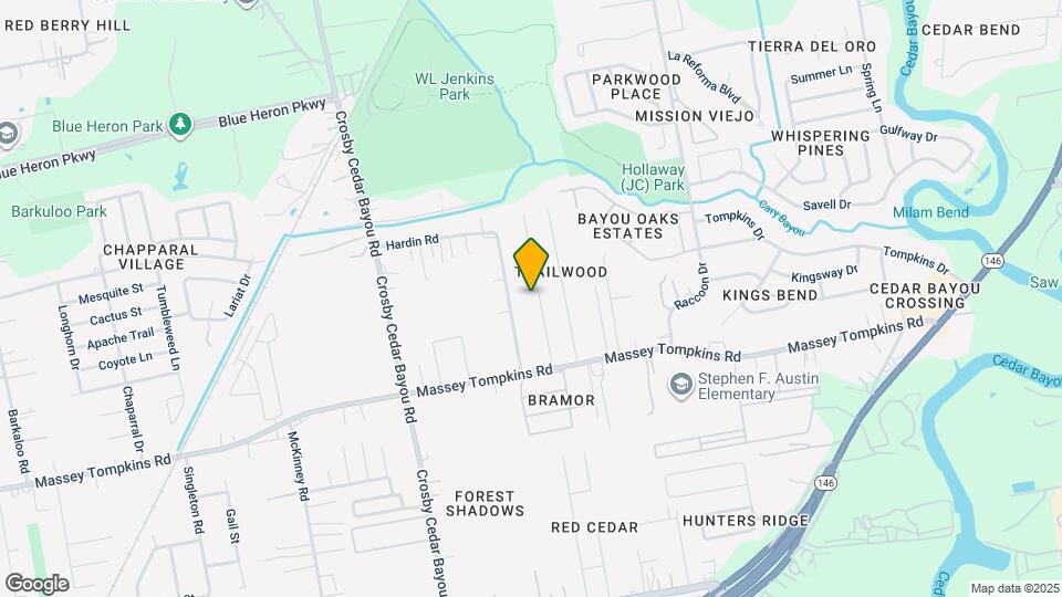 3919 Cary Creek Dr Map and Location Details