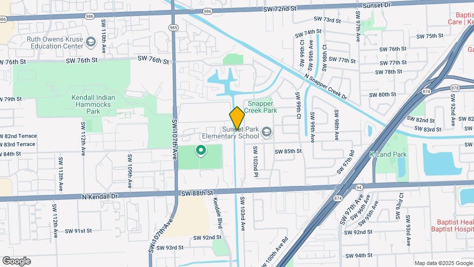 8302 SW 103rd Ave Map and Location Details