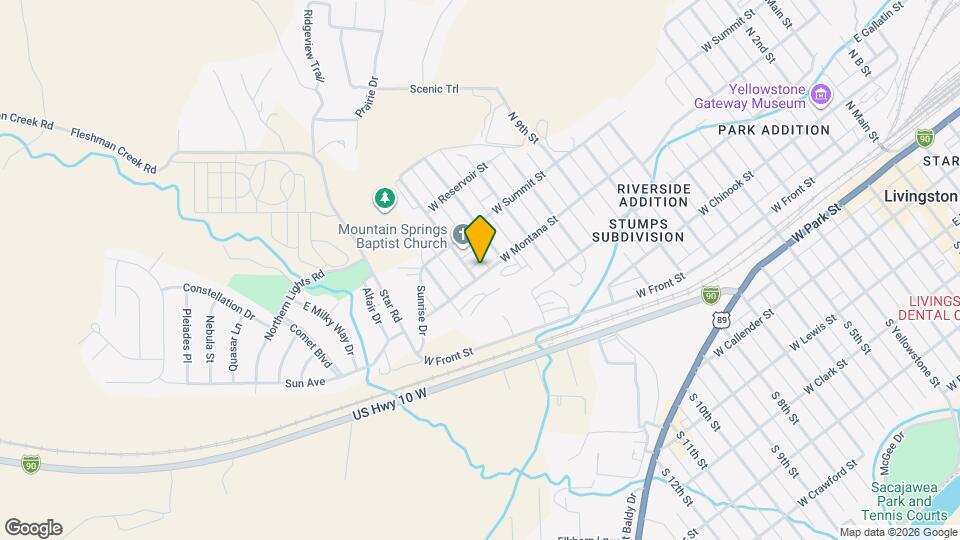 1216 W Montana St, Unit 2 Map and Location Details