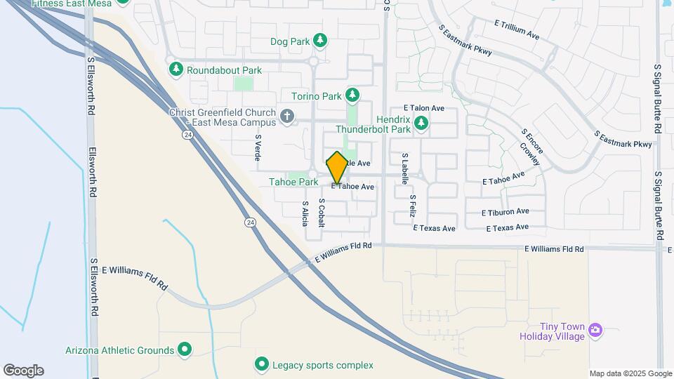 9849 E Tahoe Ave Map and Location Details