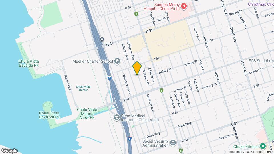 634 Jefferson Ave Map and Location Details