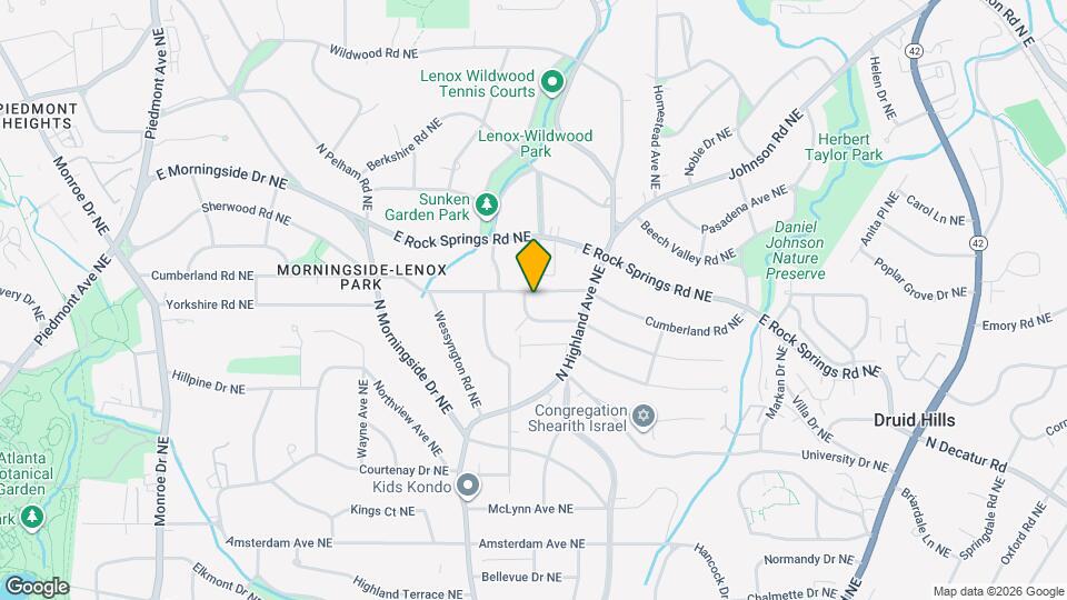 1022 Reeder Cir NE Map and Location Details