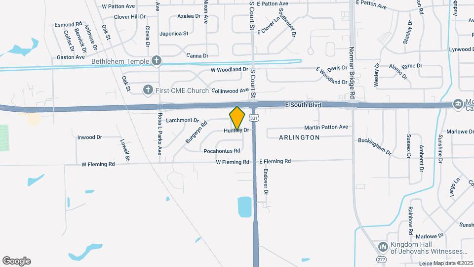 107 Huntley Dr Mapa y Detalles de la Ubicación