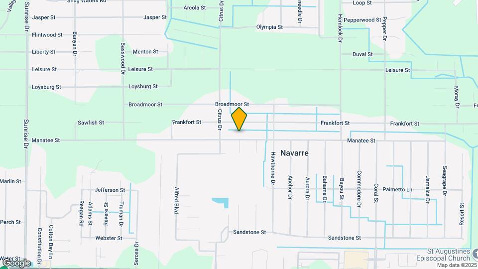 7318 Manatee St Map and Location Details