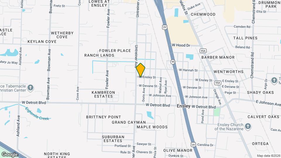 715 W Ensley St Map and Location Details