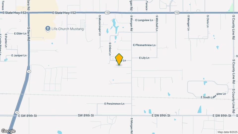 1033 E Stetson Ln Map and Location Details