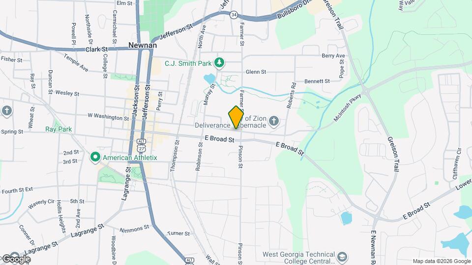 91 E Washington St Mapa y Detalles de la Ubicación