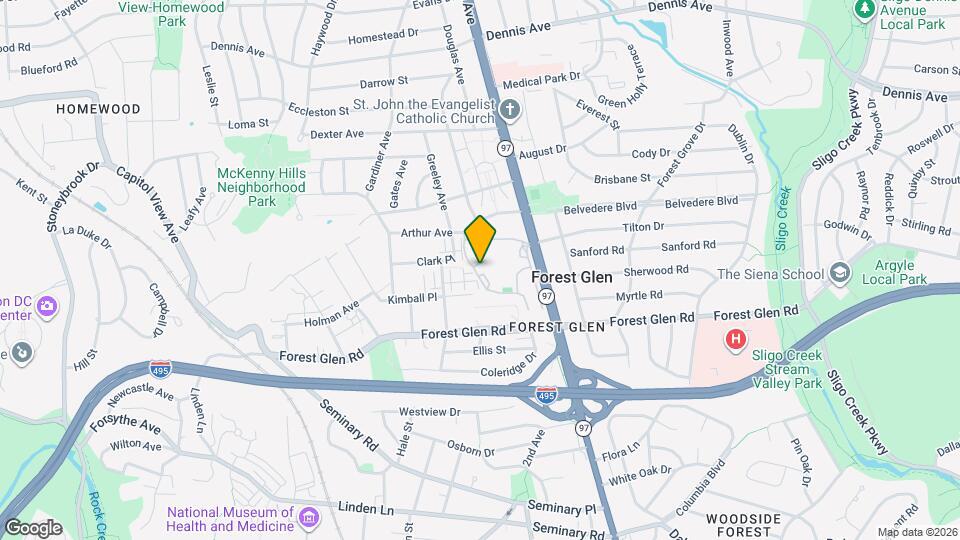 2115 Walsh View Terrace Map and Location Details