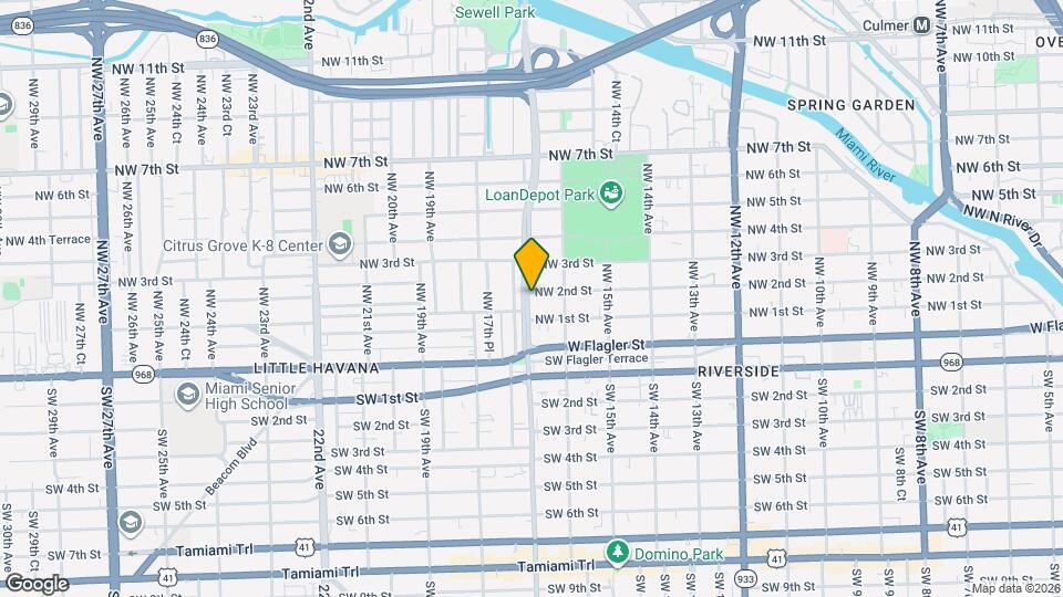 191 NW 17th Ave Map and Location Details
