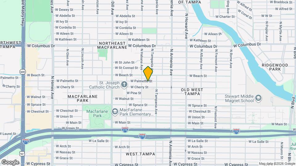 2714 W Palmetto St Mapa y Detalles de la Ubicación