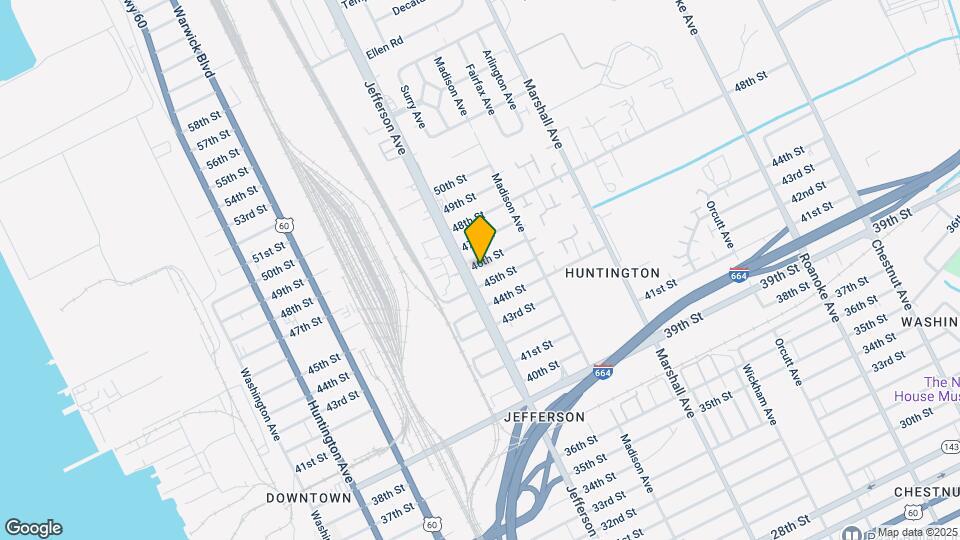 612 46th St Map and Location Details