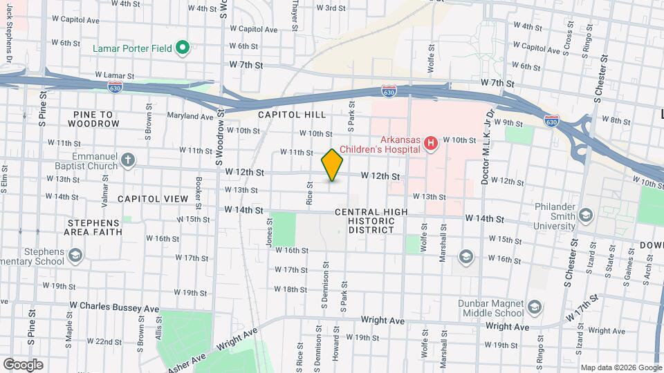 1215 Dennison St Map and Location Details