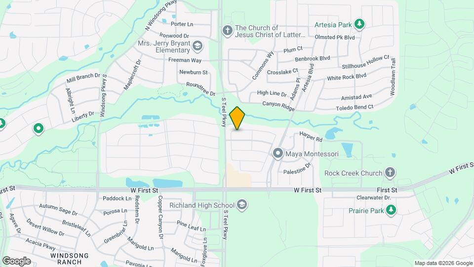 15816 Gladewater Terrace Map and Location Details