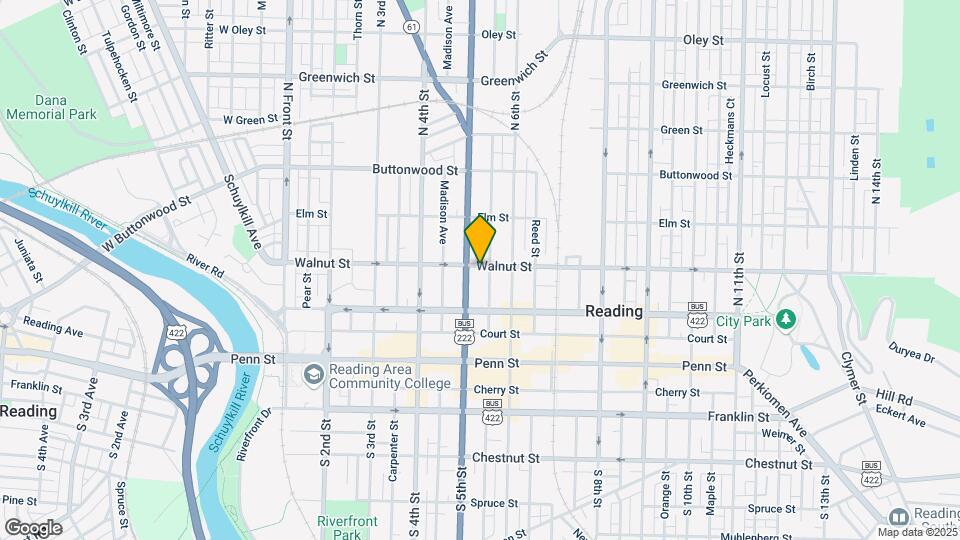 502 Walnut St Map and Location Details