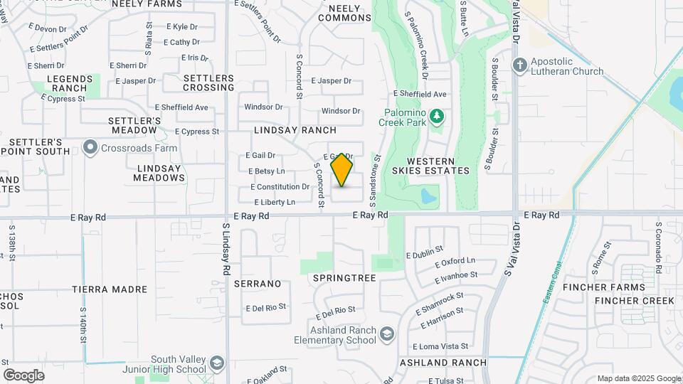 1123 E Constitution Dr Map and Location Details