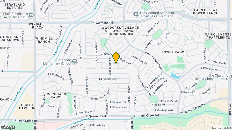 3839 E Timberline Ct Map and Location Details