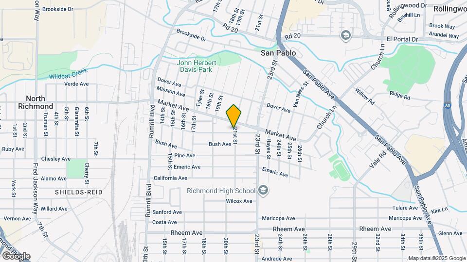 2029 Sutter Ave Map and Location Details
