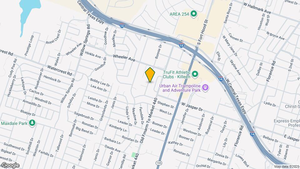 1218 Bonnie Dr Map and Location Details