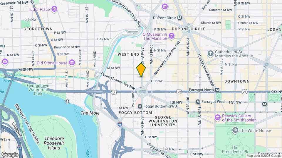 1110 23rd St NW, Unit PH12 Mapa y Detalles de la Ubicación