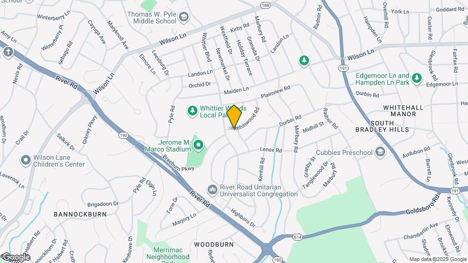 6220 Robinwood Rd Map and Location Details