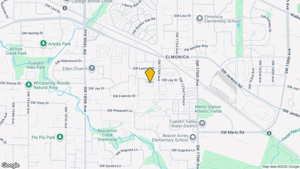 17633 SW Falling Leaf Ct Mapa y Detalles de la Ubicación