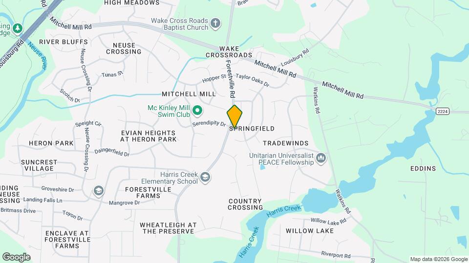 4006 Springfield Creek Dr Map and Location Details