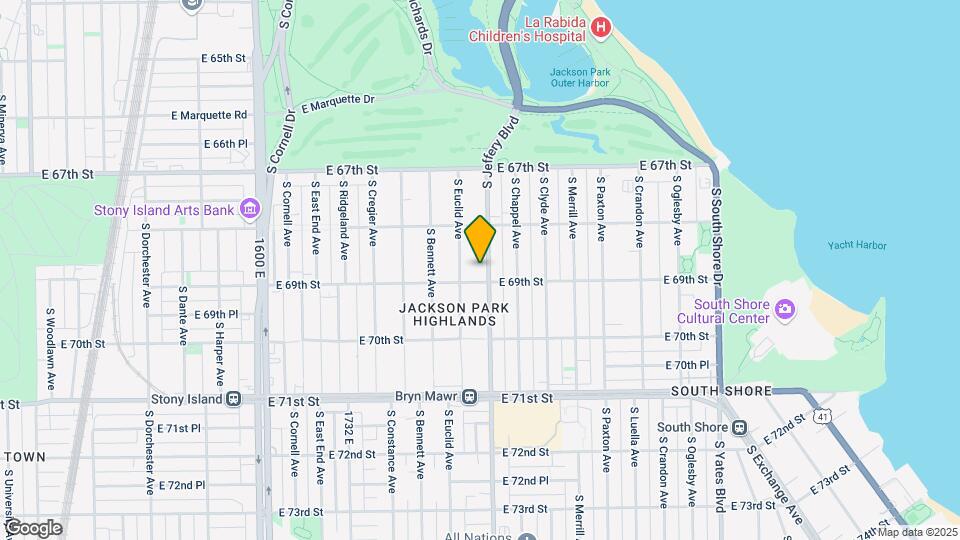 6838 S Jeffery Blvd Map and Location Details