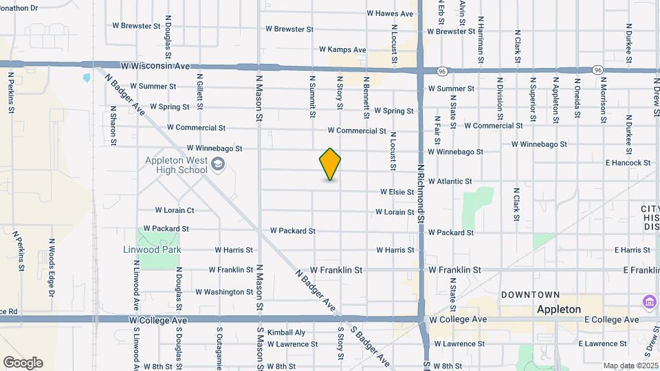 1012 W Elsie St Map and Location Details