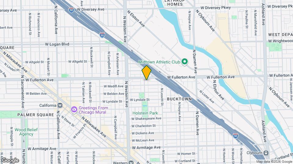 2335 N Oakley Ave, Unit 2 Map and Location Details