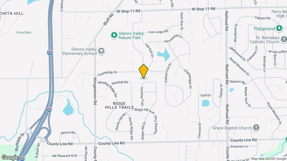 1720 Ridge Hill Ln Map and Location Details