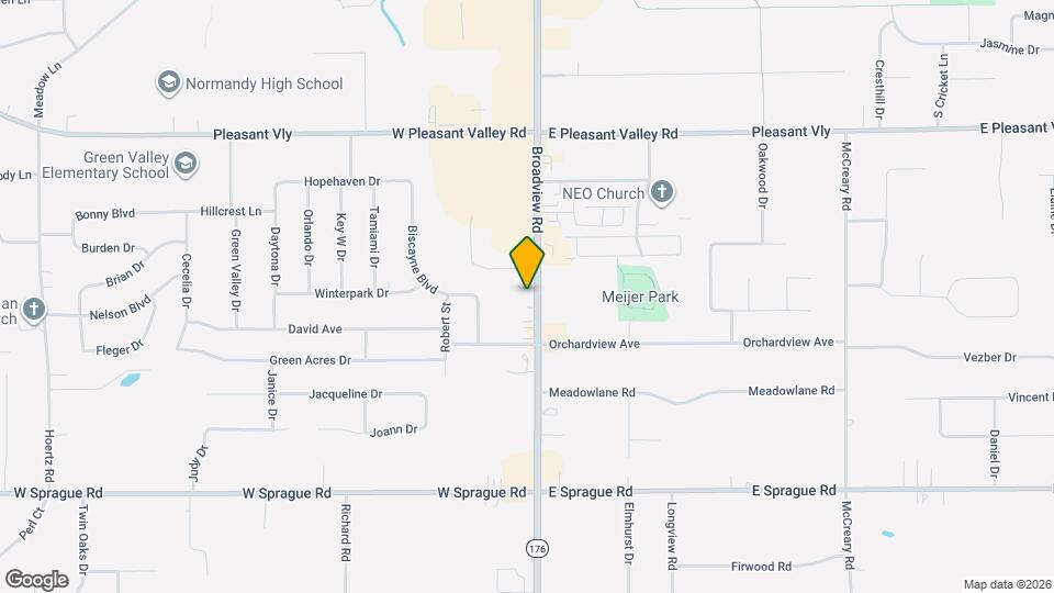 7688 Broadview Rd Map and Location Details