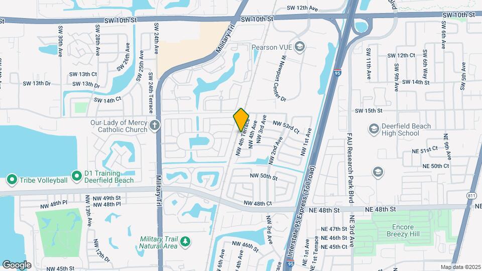 5249 NW 4th Terrace Map and Location Details