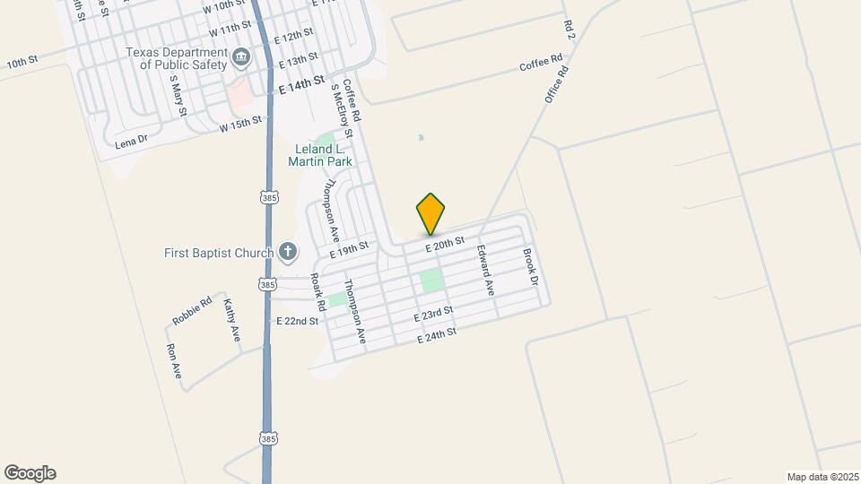 513 E 20th St Map and Location Details